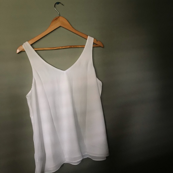 Reversible white tank top - Picture 3 of 4